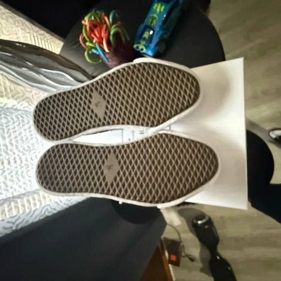 Kids Black and White Sneakers - Picture 4 of 6